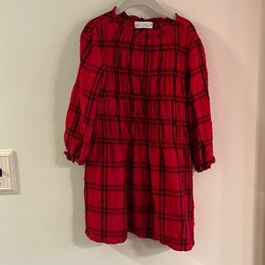 Zara red dress